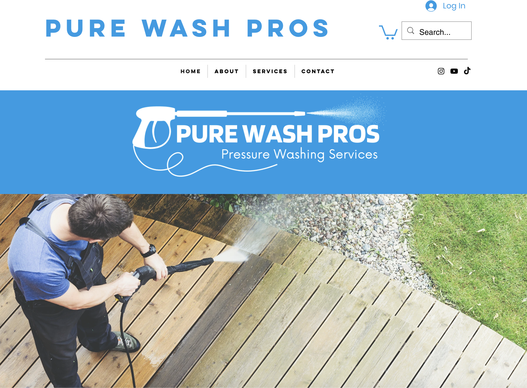 Pure Wash Pros Website